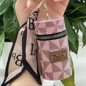 Mini Retro Coin Purse Keychain Bag Charm Scarf Decor New in package